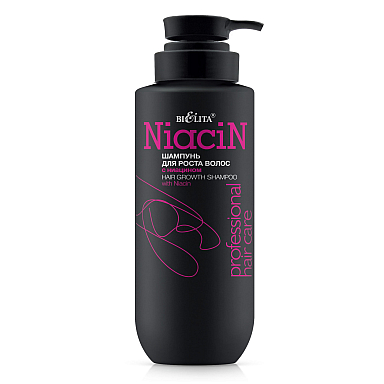 Шампунь для роста волос с ниацином Professional HAIR CARE