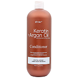 KERATIN & ARGAN OIL Восстанавливающий бальзам для БЛЕСКА волос с КЕРАТИНОМ И МАСЛОМ АРГАНЫ