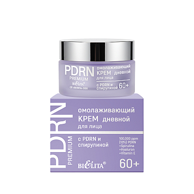 Омолаживающий крем дневной для лица с PDRN и спирулиной 60+ PDRN.PREMIUM Омолаживающий крем дневной для лица с PDRN и спирулиной 60+ PDRN.PREMIUM