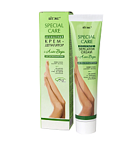 Delicate depilatory cream with Aloe Vera for sensitive skin Delicate depilatory cream with Aloe Vera for sensitive skin