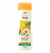 Shower cream gel “Quince apple and Vanilla” with quince apple juice