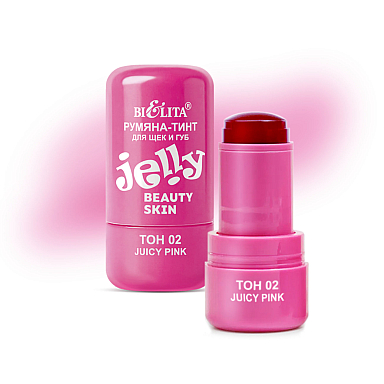 JELLY Lip&Cheek Blush-Tint, tone 02 juicy pink JELLY Lip&Cheek Blush-Tint, tone 02 juicy pink