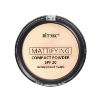 Матирующая компактная пудра для лица SPF 20 тон 02