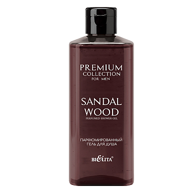 Парфюмированный гель для душа "Sandal Wood" Premium Collection For Men Парфюмированный гель для душа "Sandal Wood" Premium Collection For Men