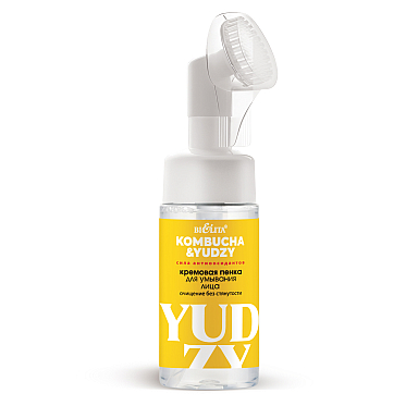 Cream Foam for Face Washing "Cleansing Without Tightness" Kombucha & Yudzy