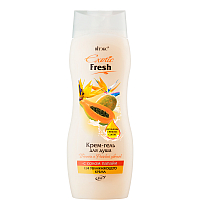 Shower cream-gel "Papaya and Paradise Flower" 