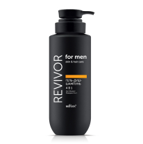 Gel-Shower-Shampoo 4 in 1 Revivor for Men.Skin & Hair Care Gel-Shower-Shampoo 4 in 1 Revivor for Men.Skin & Hair Care