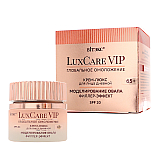 LuxCare VIP ГЛОБАЛЬНОЕ ОМОЛОЖЕНИЕ КРЕМ-ЛЮКС 65+ дневной для лица МОДЕЛИРОВАНИЕ ОВАЛА, ФИЛЛЕР-ЭФФЕКТ, SPF 20