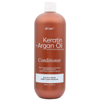 KERATIN & ARGAN OIL Восстанавливающий кондиционер для БЛЕСКА волос с КЕРАТИНОМ И МАСЛОМ АРГАНЫ
