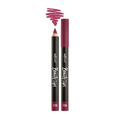 Pencil Lipstick Beauty Lips, tone 106 Berry