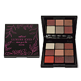  Тени для век ROSE, 9 тонов, Luxury Eyes