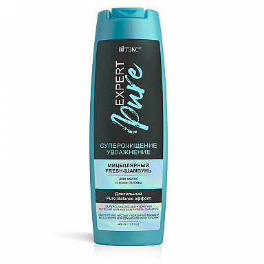EXPERT PURE Supercleansing and Hydrating Micellar Hair and Scalp Fresh-Shampoo
