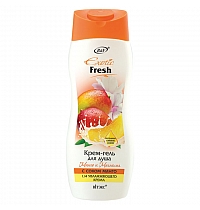Shower cream gel “Mango and Magnolia” with mango juice
