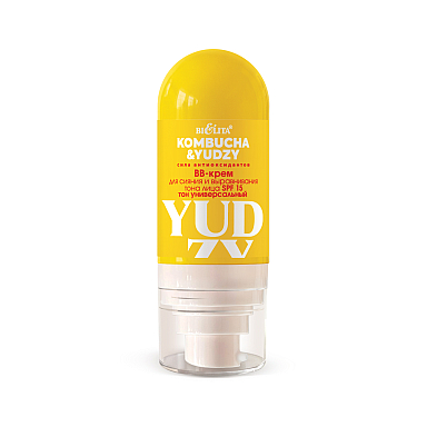 BB-крем для сияния и выравнивания тона лица SPF15, тон универсальный Kombucha & Yudzy BB-крем для сияния и выравнивания тона лица SPF15, тон универсальный Kombucha & Yudzy