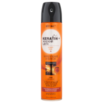 Keratin + Liquid Silk Hairspray Restoration and Mirror-Like Shininess Keratin + Liquid Silk Hairspray Restoration and Mirror-Like Shininess