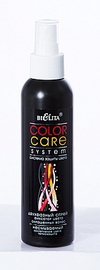 Leave On Color Fixing Two-Phase Spray for Colored Hair