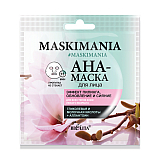 AHA-маска для лица “Эффект пилинга, обновление и сияние” MASKIMANIA