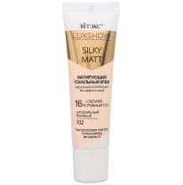 LUXSHOW SILKY MATT МАТИРУЮЩИЙ ТОНАЛЬНЫЙ КРЕМ без эффекта маски, тон 102