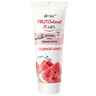 ICY WATERMELON GEL TOOTHPASTE FOR KIDS FLUORIDE-FREE 