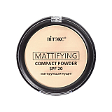 Матирующая компактная пудра для лица SPF 20 тон 02 Матирующая компактная пудра для лица SPF 20 тон 02
