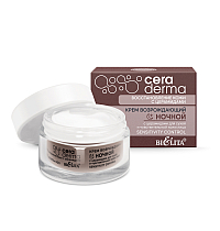 Revitalizing Night Cream with Ceramides for Dry and Sensitive Facial Skin Sensitivity Control