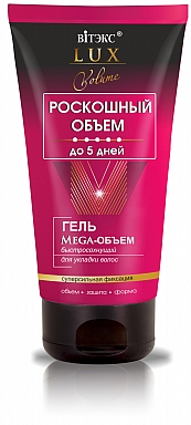 GEL Mega-VOLUME for hair styling quick-drying with super strong fixation