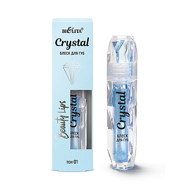 Блеск для губ Crystal Beauty Lips, тон 01