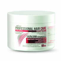 БАЛЬЗАМ-КОНДИЦИОНЕР защитный стабилизирующий для окрашенных и поврежденных волос с протеинами шелка, кашемира и ментолом