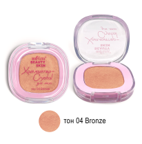 Хайлайтер-Crystal для лица Beauty Skin, тон 04 bronze