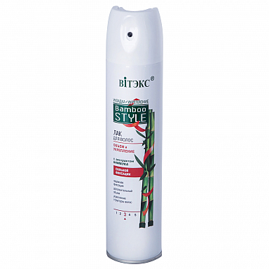 Hairspray VOLUME and CAPACITY with bamboo extract for strong fixation