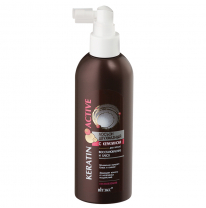 TWO-PHASE LOTION with keratin for hair RECOVERY AND SHINE leave-in