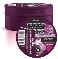 Brilliant Gloss Gel-Wax for Hair Modelling and Texturing with pro-ceramides and precious microcrystals 