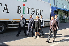 ЗАО "Витэкс" посетил с официальным визитом помощник Президента Республики Беларусь Владимир Карпяк.